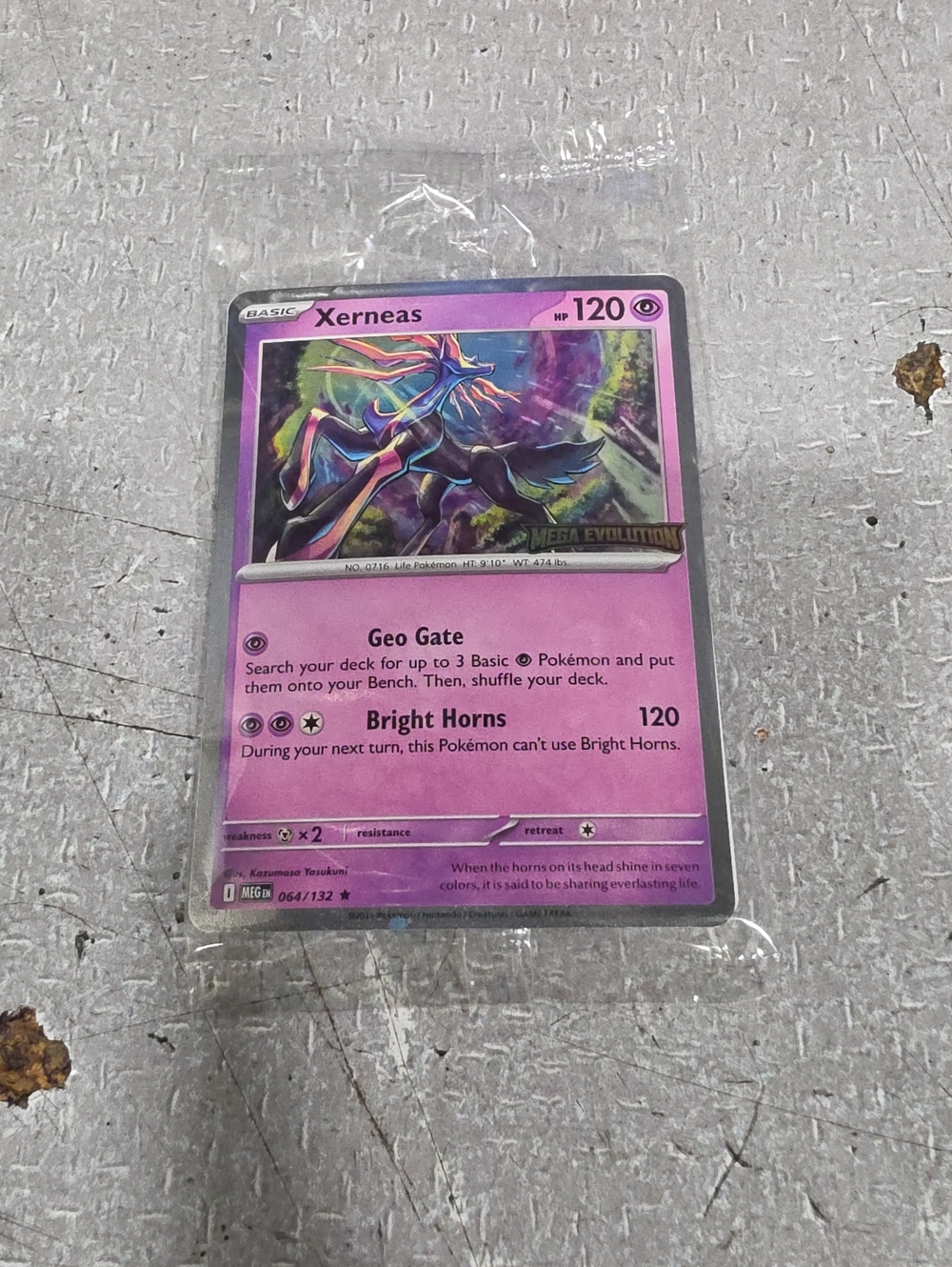 Pokemon Xerneas Mega Evolutions Stamped